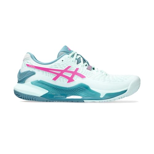 ASICS Damen Gel-Resolution 9 Padel Sneaker, Soothing SEA/HOT PINK, 42.5 EU von ASICS