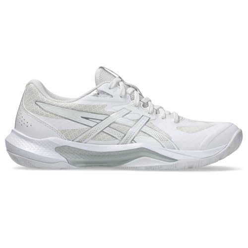 ASICS Damen Gel-Tactic 13 Volleyballschuhe, Weiß/reines Silber, 43.5 EU von ASICS
