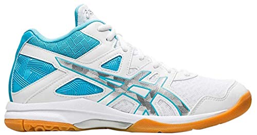 Asics Damen Gel-Task MT 2 Running Shoe, White/Pure Silver, 41.5 EU von ASICS