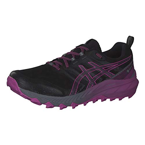 ASICS Damen Gel-Trabuco 9 G-TX Trail Running Shoe, Black/Digital Grape, 38 EU von ASICS