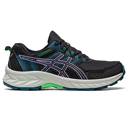 ASICS Damen Gel-Venture 9 Trail Running Shoe, Schwarz/Digital Violet, 9 Wide ASICS Damen Gel-Venture 9 Trail Running Shoe, Schwarz/Digital Violet, 9 Wide von ASICS