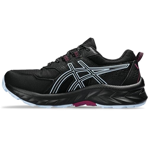 ASICS Damen Gel-Venture 9 Waterproof Sneaker, Black Light Blue, 40 EU von ASICS