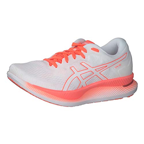 ASICS Damen 1012A943-100-9M Running Shoe, White Sunrise Red, 41.5 EU von ASICS