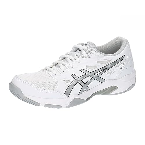 ASICS Damen Gel-Rocket 11 Sneaker, White/Pure Silver, 44.5 EU von ASICS