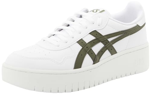 ASICS Damen Japan S PF Sneaker, White Olive Canvas, 39.5 EU ASICS Damen Japan S PF Sneaker, White Olive Canvas, 39.5 EU von ASICS
