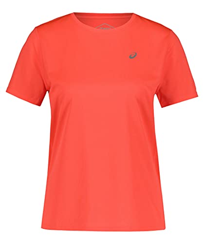 ASICS Damen Katakana Ss Top T-Shirt, Flash Coral, Small von ASICS