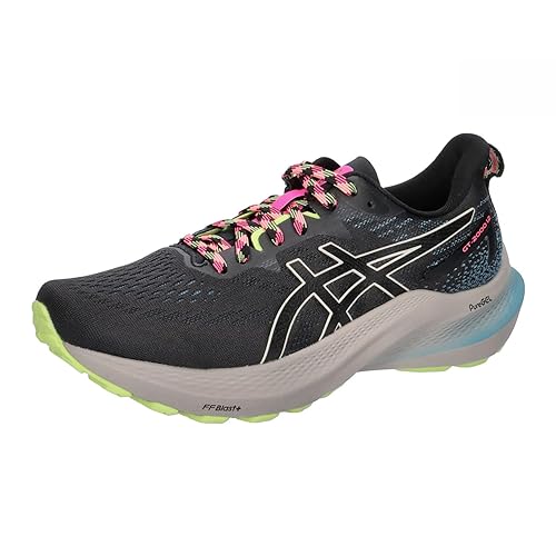 ASICS Damen Laufschuhe GT-2000 12 TR 1012B587 Nature Bathing/Lime Green 36 von ASICS