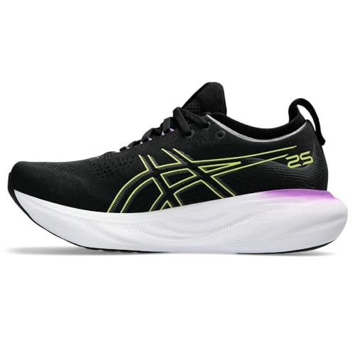 ASICS Damen Laufschuhe Gel-Nimbus 25 1012B356 Black/Glow Yellow 41.5 von ASICS