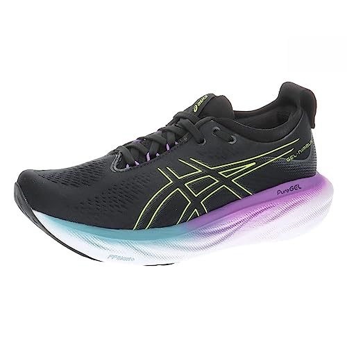ASICS Damen Laufschuhe Gel-Nimbus 25 1012B356 Black/Glow Yellow 44 von ASICS