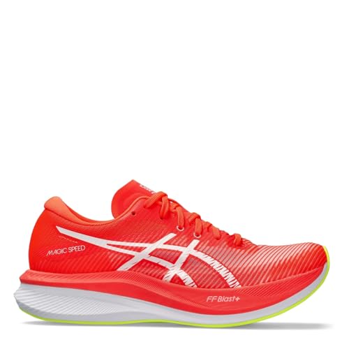 ASICS Damen Magic Speed 3 Sneaker, Sunrise RED/White, 40.5 EU ASICS Damen Magic Speed 3 Sneaker, Sunrise RED/White, 40.5 EU von ASICS