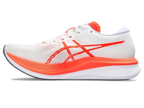 ASICS Damen Magic Speed 3 Sneaker, White Sunrise Red, 39.5 EU von ASICS