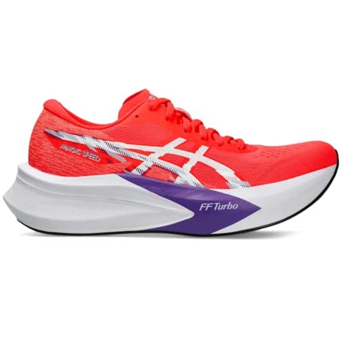 ASICS Damen Magic Speed 4 Sneaker, Flash Red White, 40.5 EU von ASICS