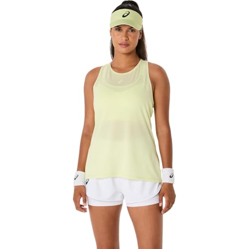ASICS Damen NAGINO Run Adjustable Tank Vest, Huddle Yellow Heather, Small ASICS Damen NAGINO Run Adjustable Tank Vest, Huddle Yellow Heather, Small von ASICS