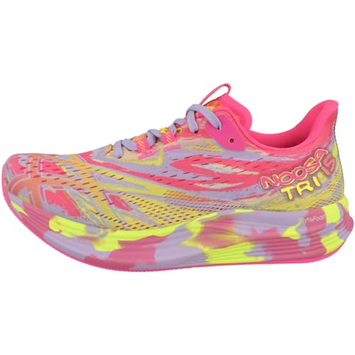 ASICS Damen Noosa TRI 15 Sneaker, Hot Pink Safety Yellow, 40.5 EU von ASICS