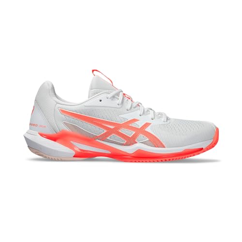 ASICS Damen Solution Speed Ff 3 Clay Sneaker, White/Sun Coral, 37 EU von ASICS