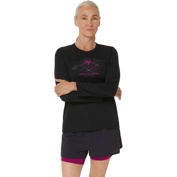 ASICS Damen T-Shirt FUJITRAIL LOGO LS TOP von ASICS