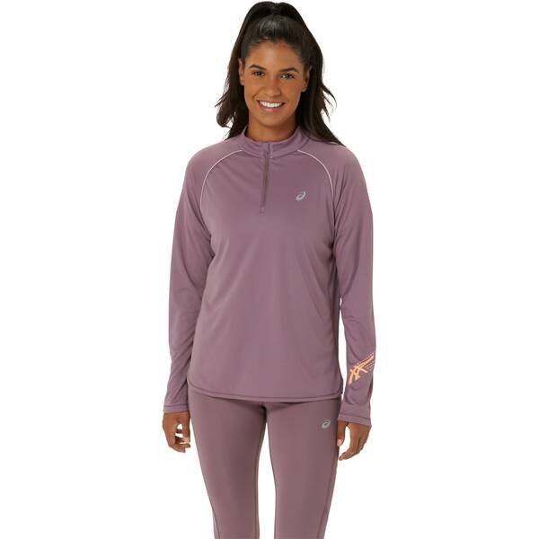 ASICS Damen T-Shirt ICON 1/2 ZIP LS TOP von ASICS