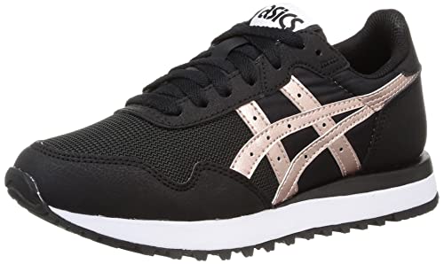 ASICS Damen Tiger Runner II Sneaker, Black Rose Gold, 35.5 EU von ASICS