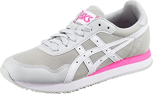 ASICS Damen Tiger Runner Sneaker, Glacier Grey White, 37 EU von ASICS