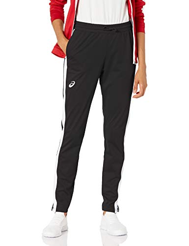 ASICS Damen Tricot Warm Up Pant Jogginghose, Team Black/Team White, XXL von ASICS