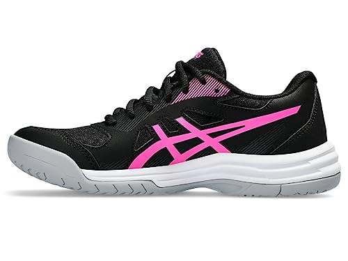 ASICS Damen Upcourt 5 Sneaker, Black/HOT PINK, 40.5 EU von ASICS