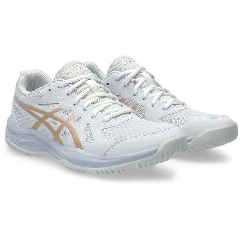 ASICS Damen Upcourt 6 Sneaker, Weißer Champagner, 37.5 EU ASICS Damen Upcourt 6 Sneaker, Weißer Champagner, 37.5 EU von ASICS