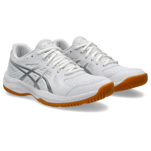 ASICS Damen Upcourt 6 Sneaker, White/Pure Silver, 41.5 EU ASICS Damen Upcourt 6 Sneaker, White/Pure Silver, 41.5 EU von ASICS
