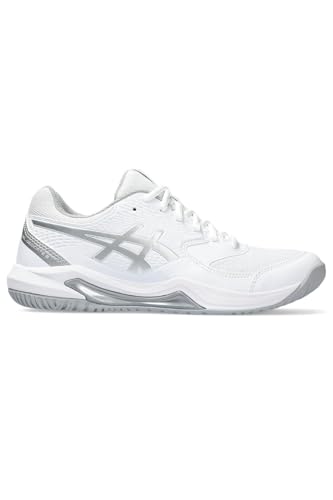 ASICS Dedicate 8 Donna Tennisschuhe Weiß Silber ASICS Dedicate 8 Donna Tennisschuhe Weiß Silber von ASICS