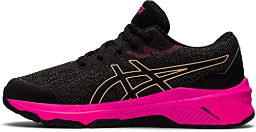 Asics GT-1000 11 GS Running Shoe, Graphite Grey/Champagne, 40 EU von ASICS