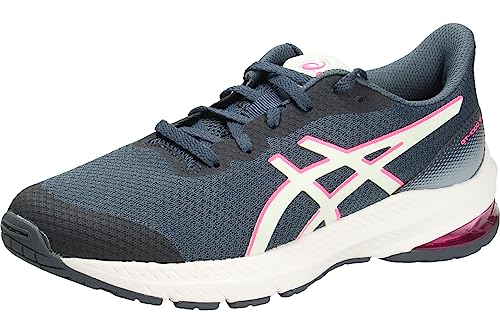 ASICS GT-1000 12 GS Sneaker, Tarmac/Pure Aqua, 32.5 EU von ASICS