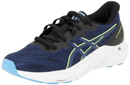 ASICS Gt-2000 12 Gs Sneaker, Black/Blue Expanse, 38 EU von ASICS