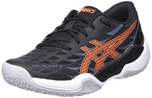 Asics Gel-Blast GS Indoor Court Shoe, Black/Shocking Orange, 33 EU von ASICS