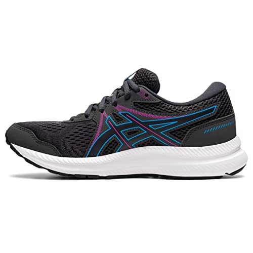 ASICS Gel-Contend 7 Damen-Laufschuh, Graphitgrau/Digital Aqua, 37.5 EU von ASICS