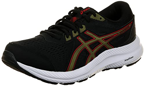 ASICS Gel-Contend 8 Laufschuh Herren schwarz/Oliv, 7 US - 40 EU von ASICS