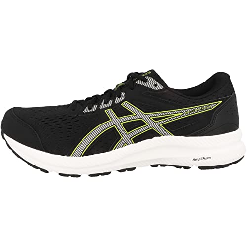 ASICS Gel-Contend 8 Laufschuh Herren schwarz/Silber, 10 US - 44 EU von ASICS