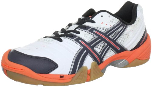 Asics Damen Gel-DOMAIN Handballschuhe, Weiß (White/Titanium/Neon Orange 197), 40 EU von ASICS