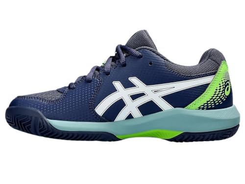 ASICS Gel-Dedicate 8 Padel GS Sneaker, Thunder Blue White, 33 EU von ASICS