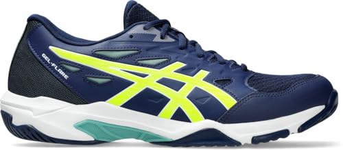 Asics Herren Gel-Flare Volleyball-Schuh, Blue Expanse/Safety Yellow, 50 EU von ASICS