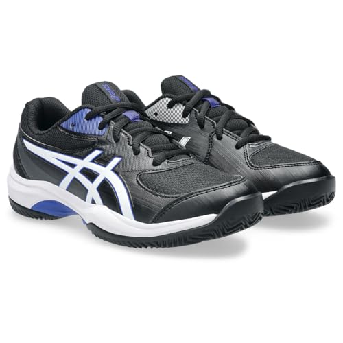 ASICS Gel-Game 10 GS Clay Sneaker, Black White, 35.5 EU ASICS Gel-Game 10 GS Clay Sneaker, Black White, 35.5 EU von ASICS