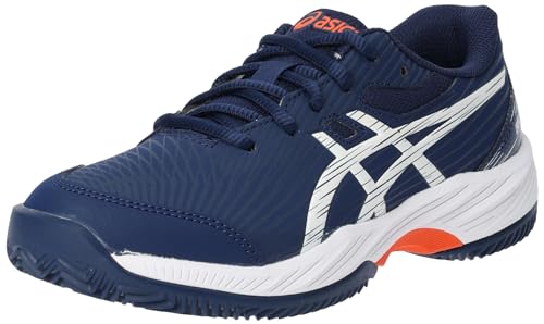 ASICS Gel-Game 9 GS Clay/OC Sneaker, Blue Expanse/White, 37.5 EU ASICS Gel-Game 9 GS Clay/OC Sneaker, Blue Expanse/White, 37.5 EU von ASICS