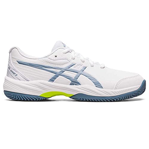 Asics 1044A057 - Gel-Game 9 GS Clay/OC 101 White/Steel BL Clay/OC 101 White/Steel BL Gr. 1,5b von ASICS