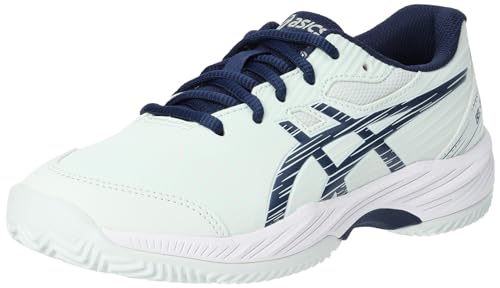 ASICS Gel-Game 9 Gs Clay/Oc Sneaker, Pale Mint/Blue Expanse, 36 EU von ASICS