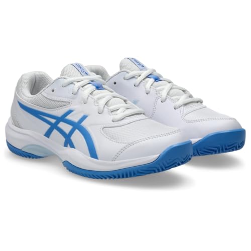 ASICS Gel-Game 10 GS Clay Sneaker, Weisse/Blaue KÜSTE, 39.5 EU von ASICS