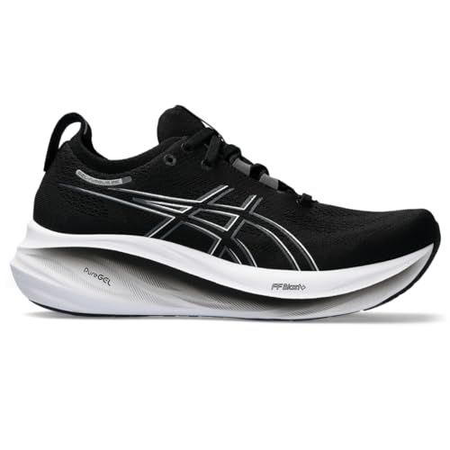 ASICS Gel-Nimbus 26 Damen-Laufschuh, Schwarz/Grau (Black/Graphite Grey), 42 EU von ASICS