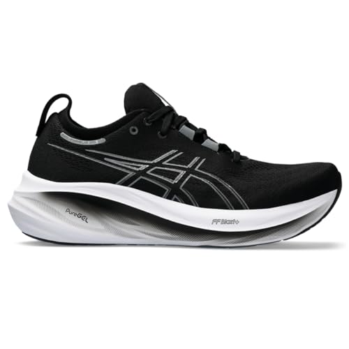 ASICS Gel-Nimbus 26 Damen-Laufschuh, Schwarz/Grau (Black/Graphite Grey), 5 von ASICS