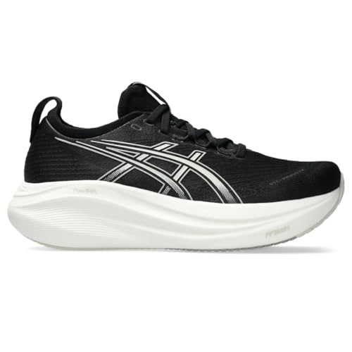 ASICS Gel-Nimbus 27 Damen-Laufschuh, Schwarz/Seegrau, 8 Wide ASICS Gel-Nimbus 27 Damen-Laufschuh, Schwarz/Seegrau, 8 Wide von ASICS