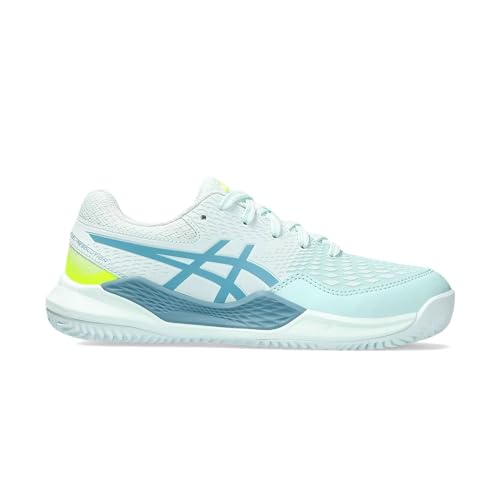 ASICS Gel-Resolution 9 GS Clay Sneaker, Soothing Sea Gris Blue, 35 EU von ASICS