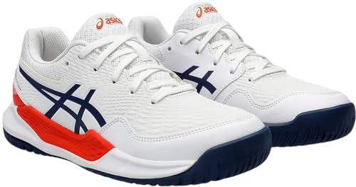 ASICS Gel-Resolution 9 GS Sneaker, Weiss/Blaue Weite, 39.5 EU ASICS Gel-Resolution 9 GS Sneaker, Weiss/Blaue Weite, 39.5 EU von ASICS