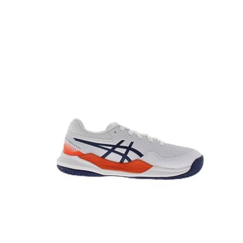 ASICS Gel-Resolution 9 Gs Clay Sneaker, White/Blue Expanse, 37.5 EU von ASICS