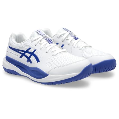 ASICS Gel-Resolution X GS Sneaker, White Dark Cobalt, 39.5 EU von ASICS
